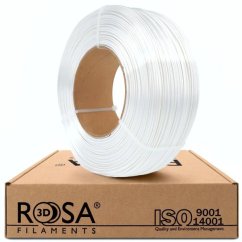 Rosa3D PLA Silk bílá 1 kg (refill)