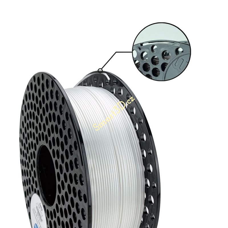 Filament AzureFilm / PLA SILK / BÍLÁ / 1,75 mm / 1 kg.