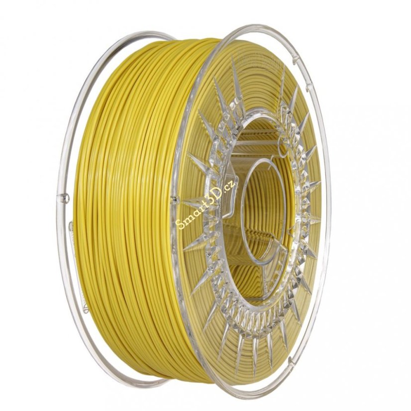 Filament DEVIL DESIGN / PLA / ŽLUTÁ / 1,75 mm / 1 kg. Filament DEVIL DESIGN / PLA / ŽLUTÁ / 1,75 mm / 1 kg.