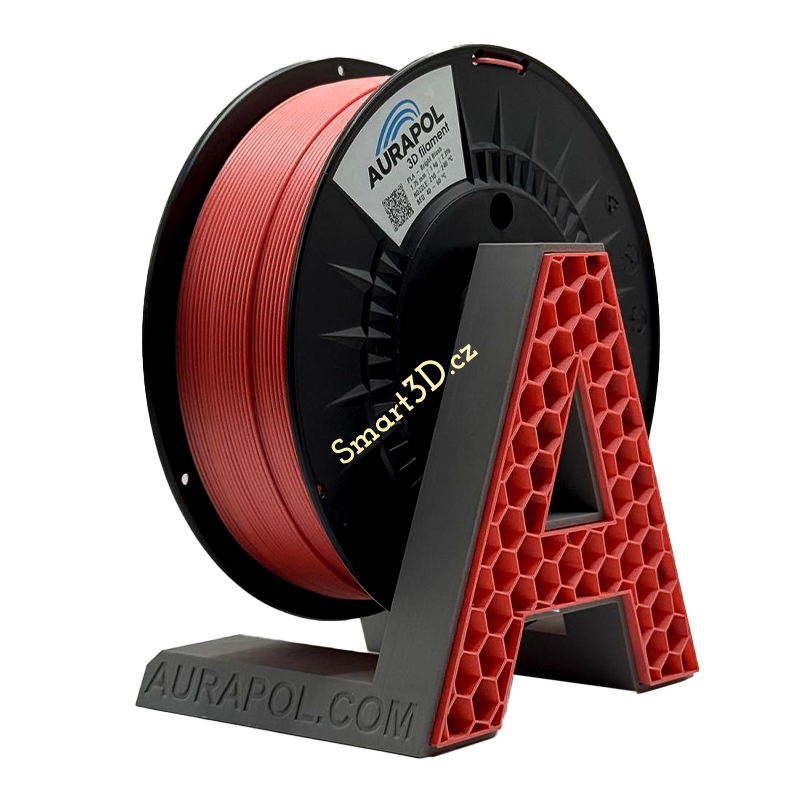 Filament AURAPOL / PLA / BRIGHT BLUSH / 1,75 mm / 1 kg.