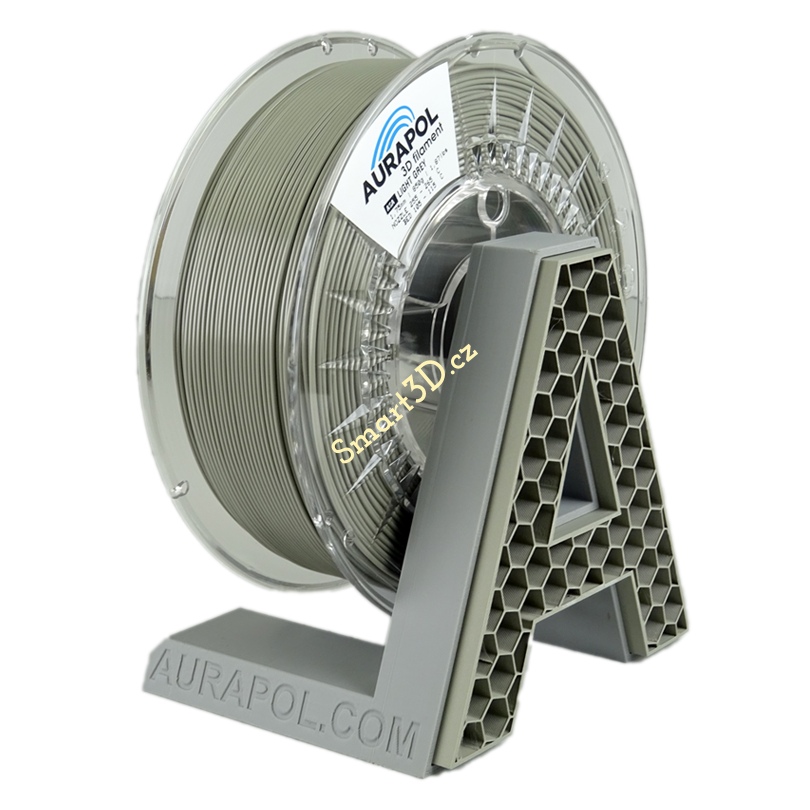 Filament AURAPOL / ASA / LIGHT GREY / 1,75 mm / 850g.