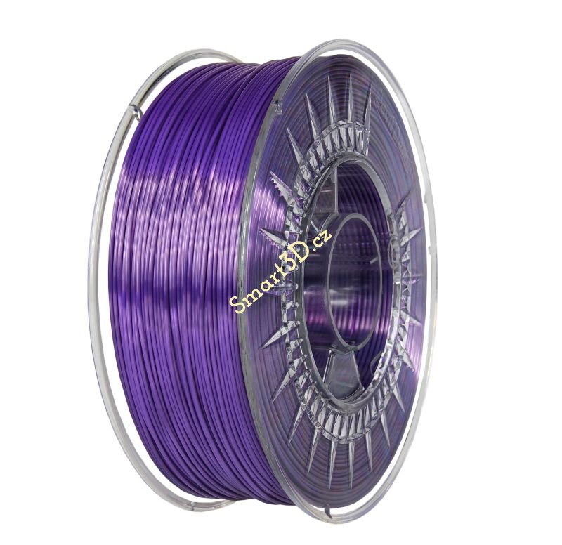 Filament DEVIL DESIGN / PLA SILK / FIALOVÁ / 1,75 mm / 1 kg. Filament DEVIL DESIGN / PLA SILK / FIALOVÁ / 1,75 mm / 1 kg.
