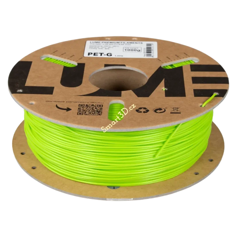 Filament LUME / PETG / LIME / 1,75 mm / 1 kg