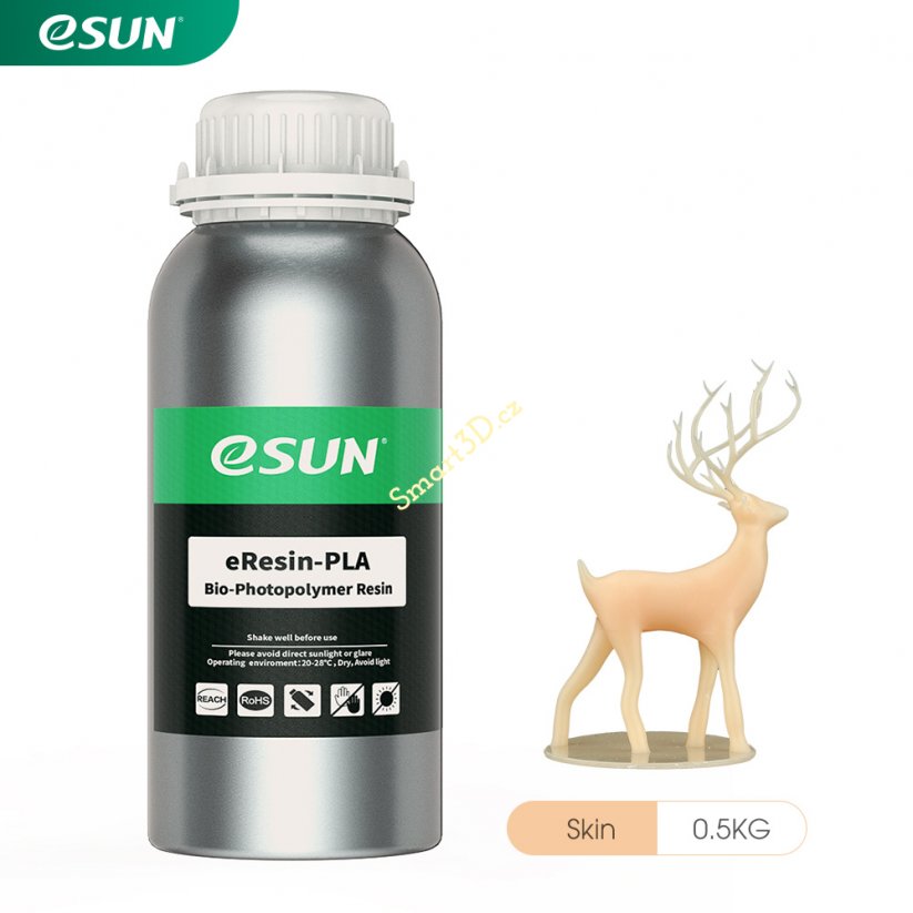 eSUN eResin PLA - bio pryskyřice 0,5kg - barva lidské kůže / skin