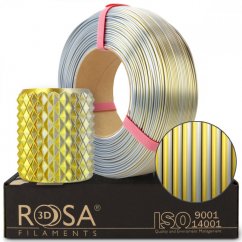 ReFill ROSA3D / PLA MAGIC SILK / GOLD-SILVER / 1,75 mm / 1 kg