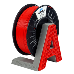 Filament AURAPOL / PLA / ČERVENÁ L-EGO / 1,75 mm / 1 kg.