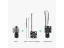 Complete hotend assembly with stainless steel nozzle 0,2 mm - X1C