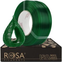 ReFill ROSA3D / PETG Standard HS / BOTTLE GREEN TRANSPARENT / 1,75 mm / 1 kg