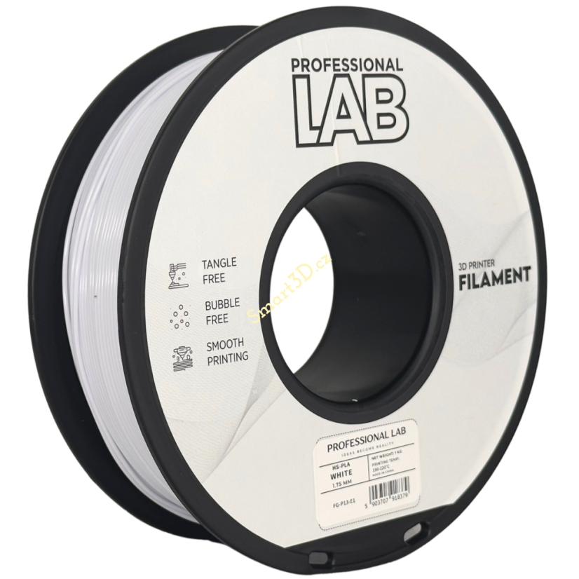 Filament PROFESSIONAL LAB / HS-PLA / BÍLÁ / 1,75 mm / 1 kg
