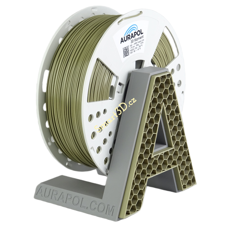 Filament AURAPOL / ASA / ARMY SUPPLY GREY / 1,75 mm / 850g.