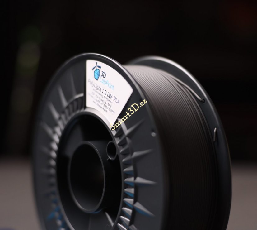 Filament 3DLabPrint / POLY LIGHT 1.0 / LW-PLA / DARK 1,75 mm / 1 kg