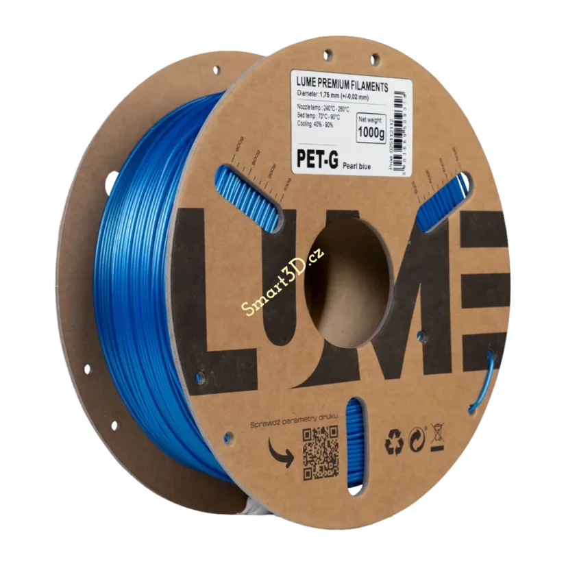 Filament LUME / PETG / PERLEŤOVĚ MODRÁ / 1,75 mm / 1 kg