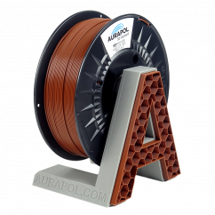 Filament AURAPOL / PLA / HNĚDÁ L-EGO / 1,75 mm / 1 kg.
