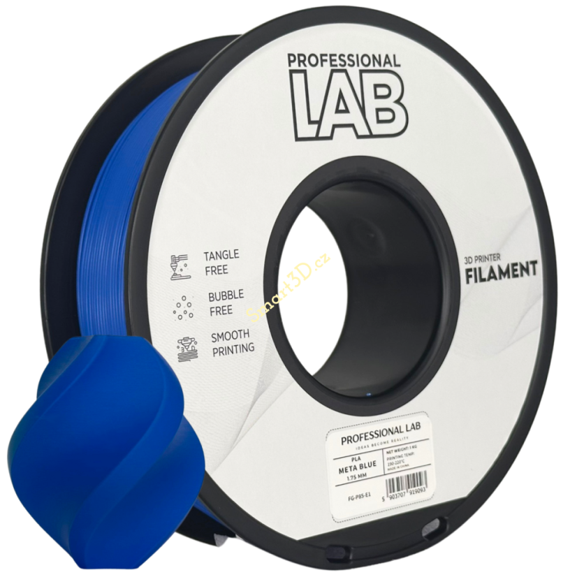 Filament PROFESSIONAL LAB / PLA META / MODRÁ / 1,75 mm / 1 kg