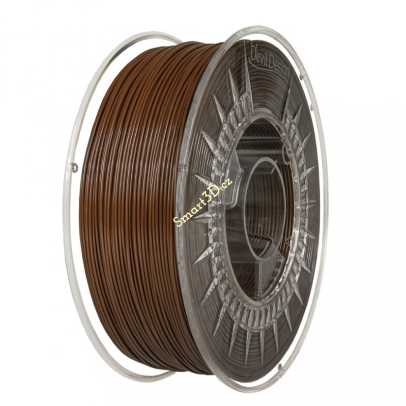 Filament DEVIL DESIGN / PLA / TMAVO HNEDÁ / 1,75 mm / 1 kg.