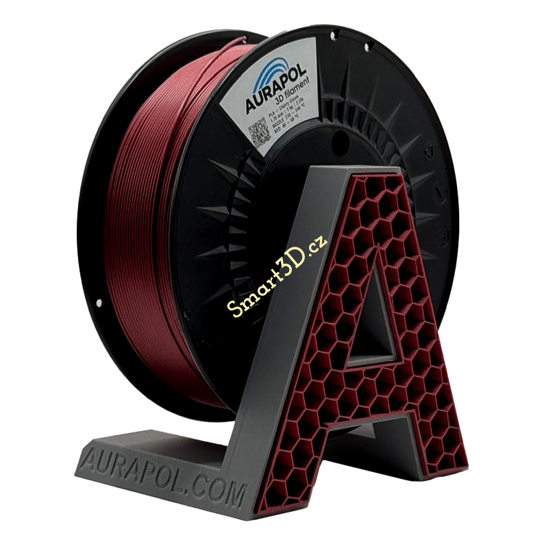 Filament AURAPOL / PLA / CHERRY GLEAM / 1,75 mm / 1 kg.