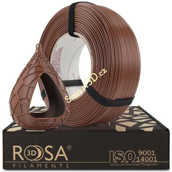 ReFill ROSA3D / PETG Standard HS / HNEDÁ "MLIEČNA ČOKOLÁDA" / 1,75 mm / 1 kg
