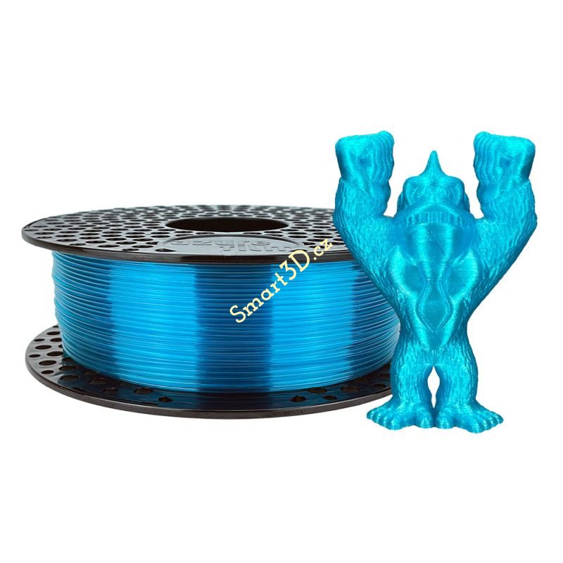 Filament AzureFilm / PETG / MODRÁ TRANSPARENTNÍ / 1,75 mm / 1 kg.