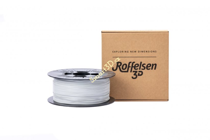 Filament Roffelsen3D / PLA / SIVÁ "SVETLÝ BETÓN" / 1,75 mm / 1 kg