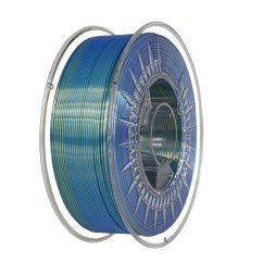 Filament DEVIL DESIGN / PLA SILK DUAL / ZLATÁ + MODRÁ / 1,75 mm / 1 kg.