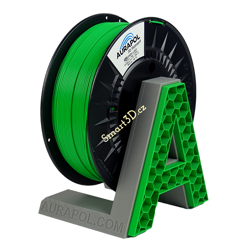 Filament AURAPOL / PLA / ZELENÁ L-EGO / 1,75 mm / 1 kg.