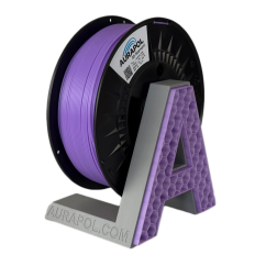 Filament AURAPOL / PLA / LAVENDER FIELD PARTIALY TRANSPARENT / 1,75 mm / 1 kg.