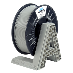 Filament AURAPOL / PLA / GRAY / 1,75 mm / 1 kg.