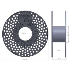 Filament AzureFilm / PCTG / BÍLÁ / 1,75 mm / 1 kg.