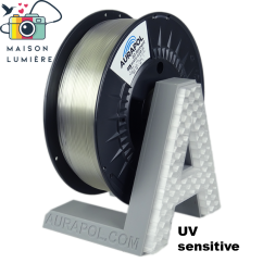 Filament AURAPOL / PLA / MYSTIC CLEAR UV / 1,75 mm / 1 kg.