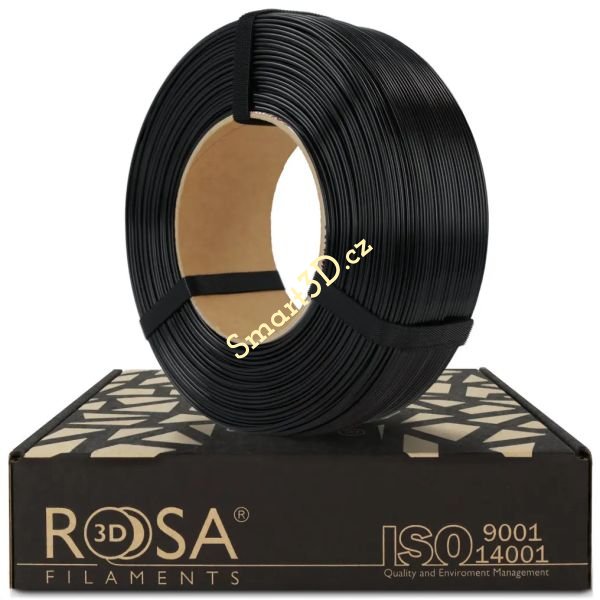 ReFill ROSA3D / PETG HT / BLACK / 1,75 mm / 1 kg ReFill ROSA3D / PETG HT / BLACK / 1,75 mm / 1 kg