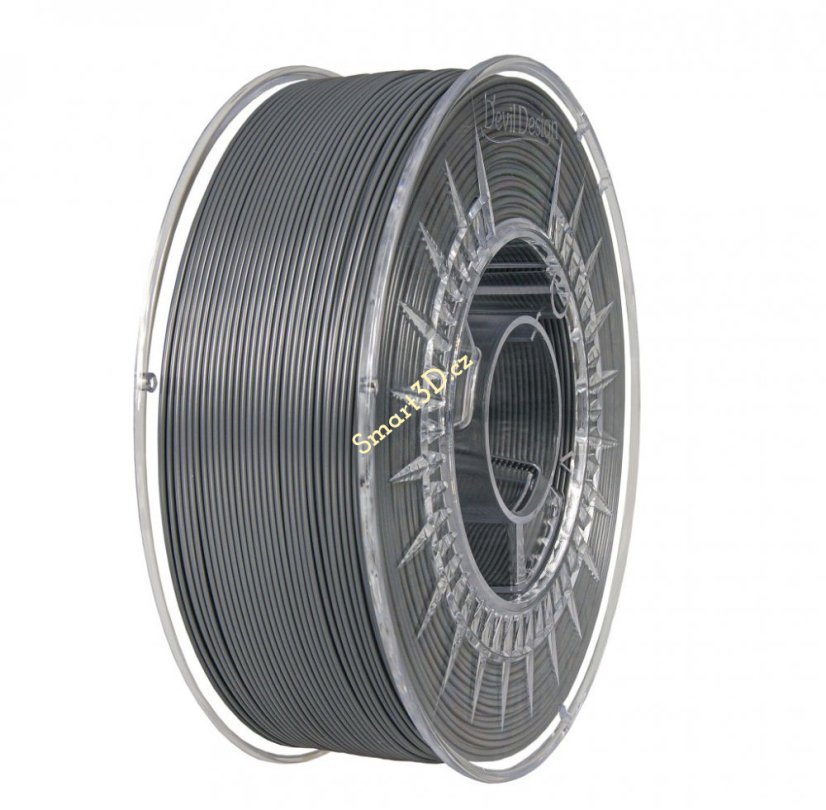 Filament DEVIL DESIGN / ASA / TMAVO SIVÁ / 1,75 mm / 0,8 kg.