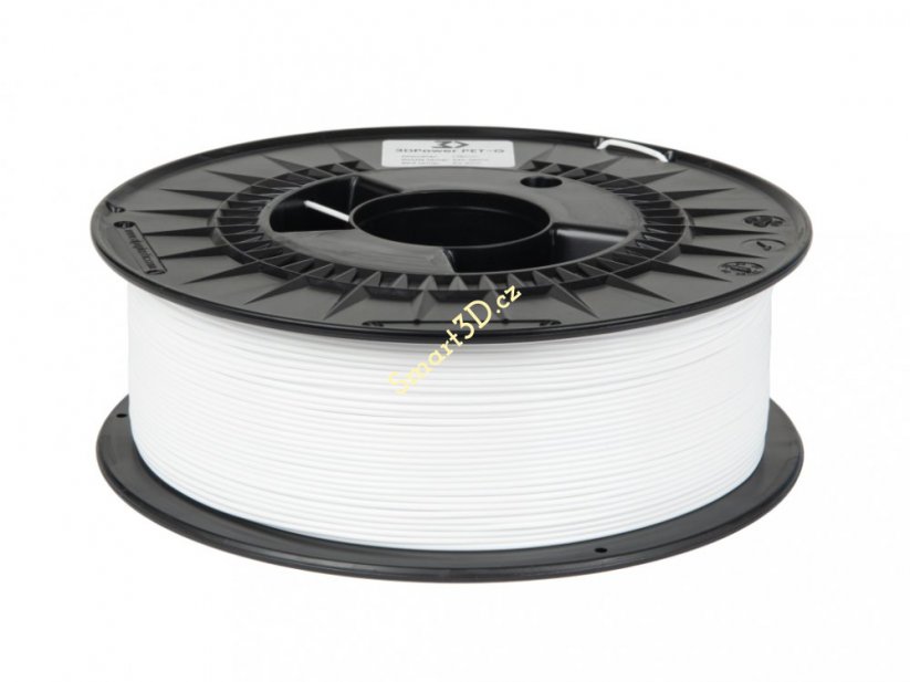 Filament 3D POWER / Basic PETG / WHITE / 1,75 mm / 1 kg.
