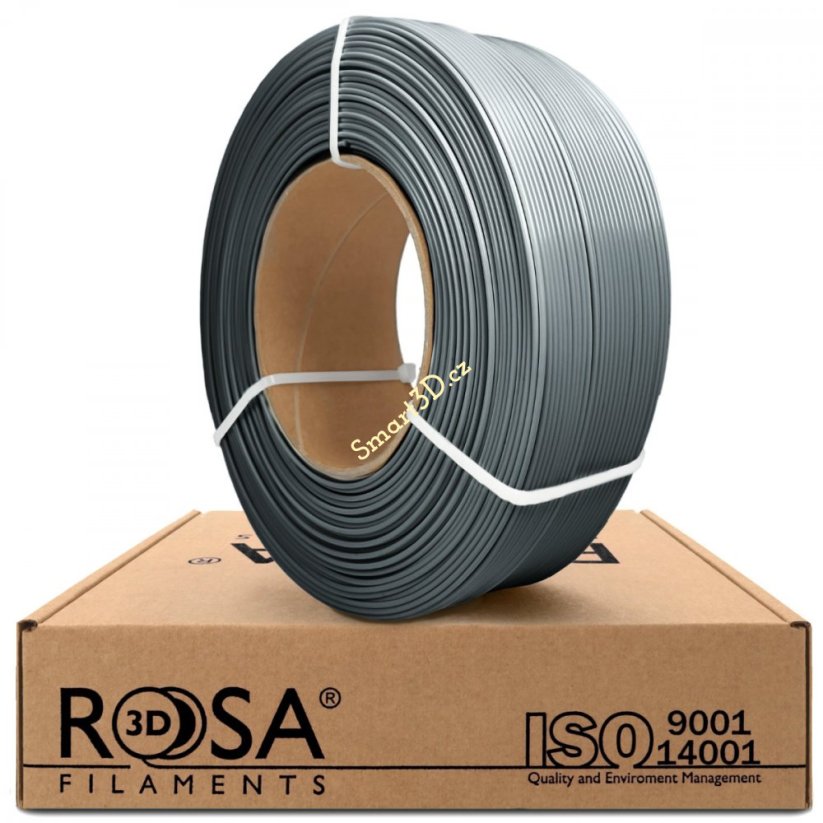 ReFill ROSA3D / PLA Starter / ŠEDÁ / 1,75 mm / 1 kg