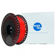 Filament AzureFilm / PLA / ČERVENÁ TRANSPARENTNÍ / 1,75 mm / 1 kg.