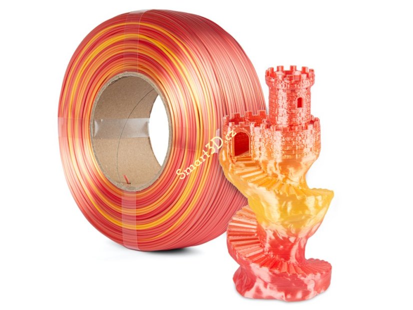 ReFill SPECTRUM / PLA SILK RAINBOW / FIRE RED / 1,75 mm / 1 kg
