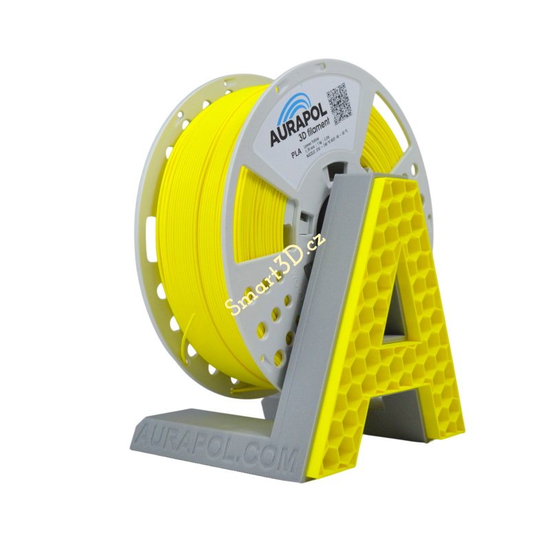 Filament AURAPOL / PLA / CITRONOVĚ ŽLUTÁ / 1,75 mm / 1 kg.