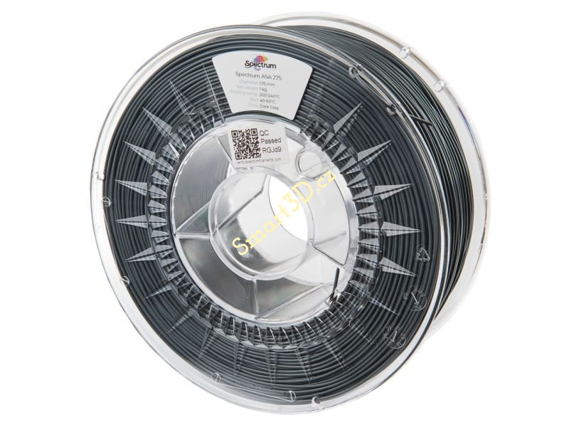 Filament SPECTRUM / ASA 275 / DARK GREY / 1,75 mm / 1 kg