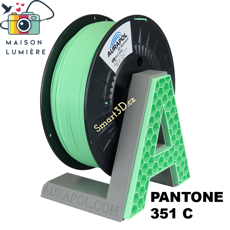 Filament AURAPOL / PLA / MILD MOSS / 1,75 mm / 1 kg.