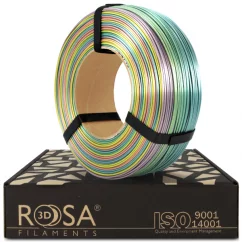 ReFill ROSA3D / PLA SILK / RAINBOW / 1,75 mm / 1 kg