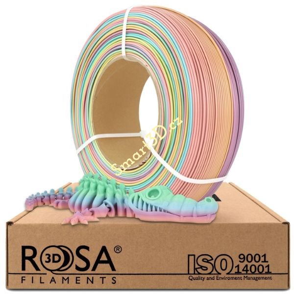 ReFill ROSA3D / PLA PASTEL / RAINBOW PASTEL / 1,75 mm / 1 kg