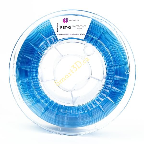 Filament NEBULA / PETG / MODRÁ "WATERCOLOR" / 1,75 mm / 1 kg
