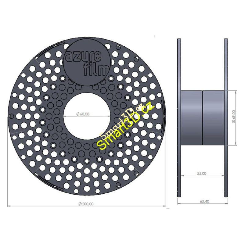 Filament AzureFilm / ASA / DARK BLUE / 1,75 mm / 1 kg.