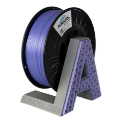 Filament AURAPOL / PLA / LILAC MIST PARTIALY TRANSPARENT / 1,75 mm / 1 kg.