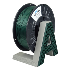 Filament AURAPOL / PLA / ZELENÁ METALÍZA / 1,75 mm / 1 kg.