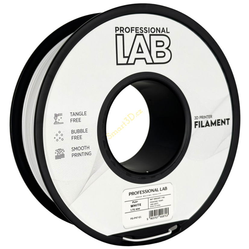Filament PROFESSIONAL LAB / PLA+ / BÍLÁ  / 1,75 mm / 1 kg