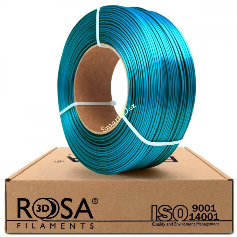 ReFill ROSA3D / PLA SILK / NÁMOŘNICKÁ MODRÁ / 1,75 mm / 1 kg