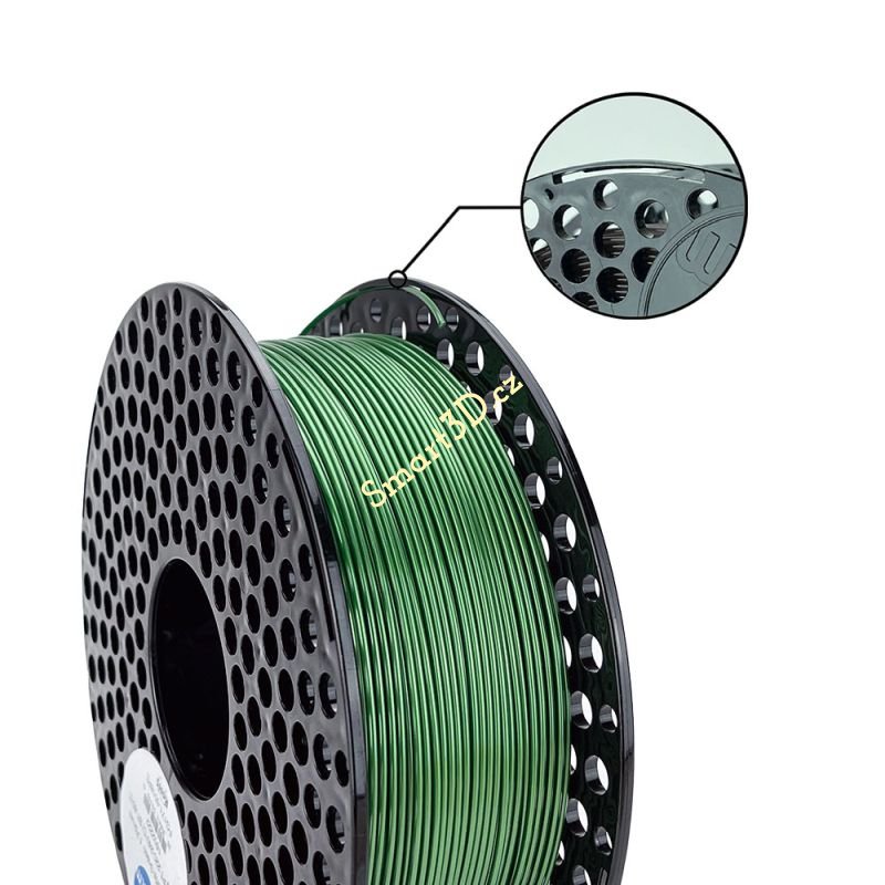Filament AzureFilm / PETG / PERLEŤOVĚ ZELENÁ / 1,75 mm / 1 kg.