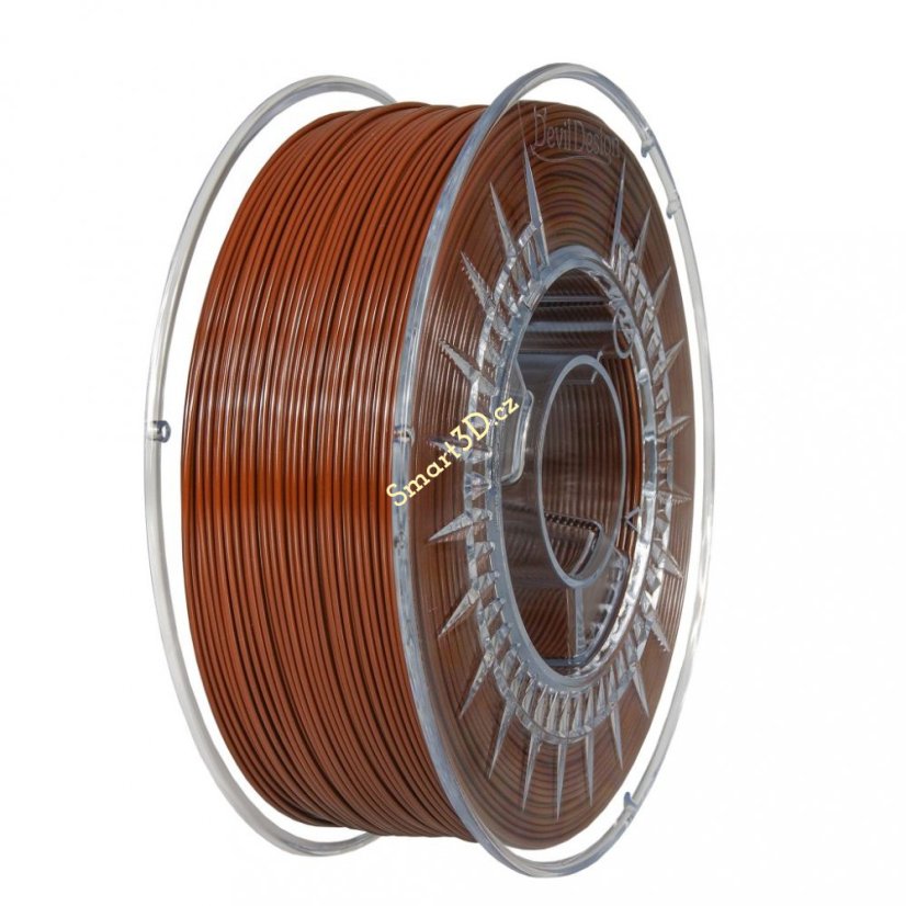 Filament DEVIL DESIGN / PETG / HNĚDÁ / 1,75 mm / 1 kg.
