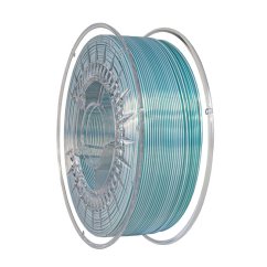 Filament DEVIL DESIGN / PLA SILK DUAL / STUDENĚ ZELENÁ + BÍLÁ / 1,75 mm / 1 kg.