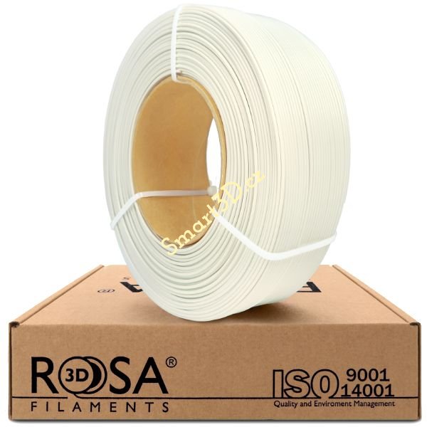 ReFill ROSA3D / PLA Starter / SATÉNOVĚ PERLEŤOVĚ BÍLÁ / 1,75 mm / 1 kg